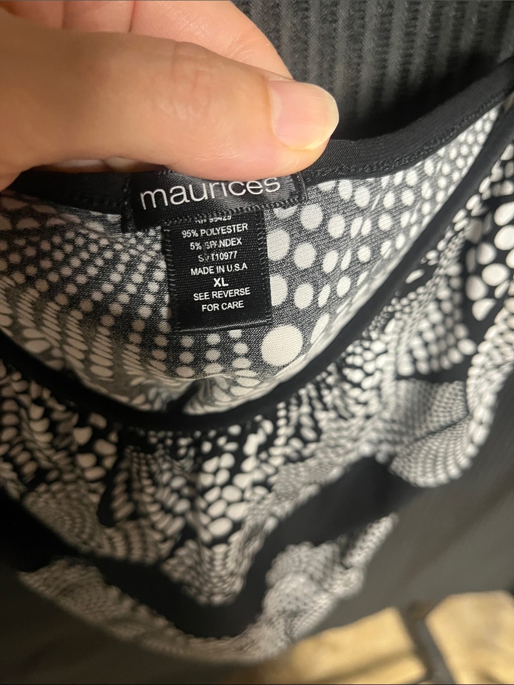 Maurices Black & White Printed Tank - Picture 2 of 3